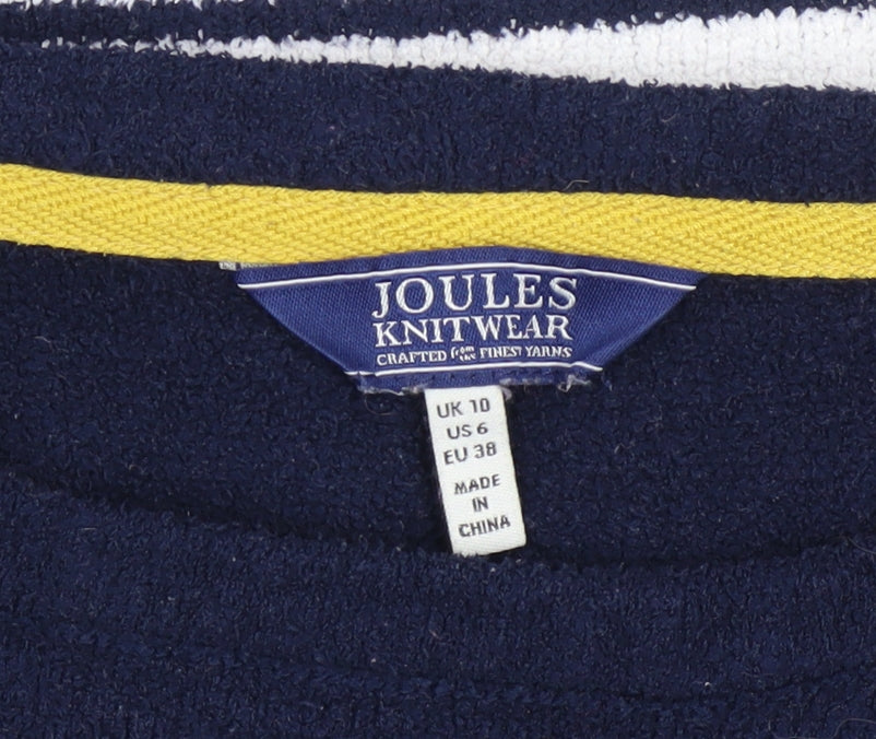 Joules Women’s Multicoloured Striped Pullover Jumper Size 10