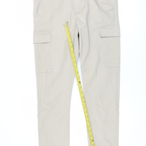 ASOS DESIGN Men's Beige Cargo Slim Fit Trousers W31 L32