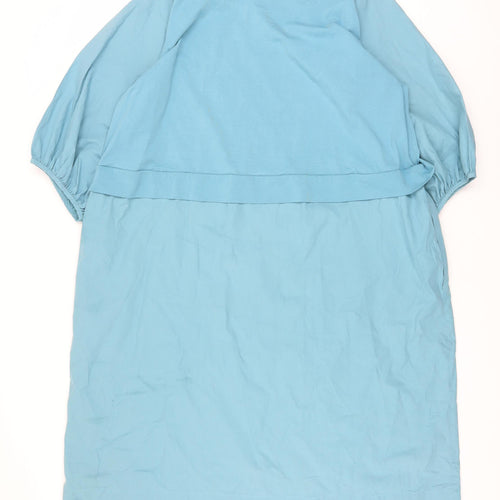 Carolyn Donnelly Women’s Blue XL Shift Dress with 3/4 Sleeves