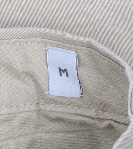 JJ Rebel Men's Beige Chino Shorts M Regular Fit Casual Stretch