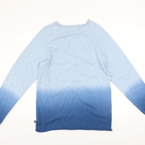 HSD Kirra Australia Men Blue Cotton Crew Neck Pullover Jumper Medium