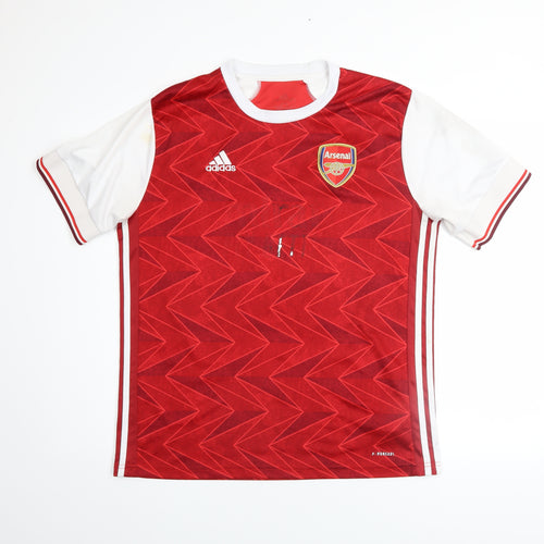 Adidas Arsenal Red White Men's M Short Sleeve Football Shirt