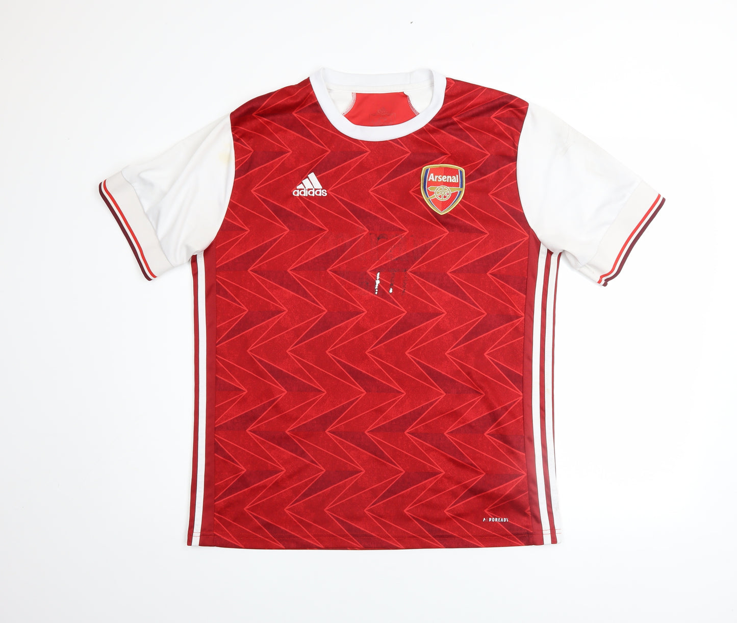 Adidas Arsenal Red White Men's M Short Sleeve Football Shirt
