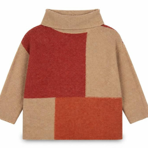 Isle Collection Women's Beige Roll Neck Chunky Knit Jumper L 18-20