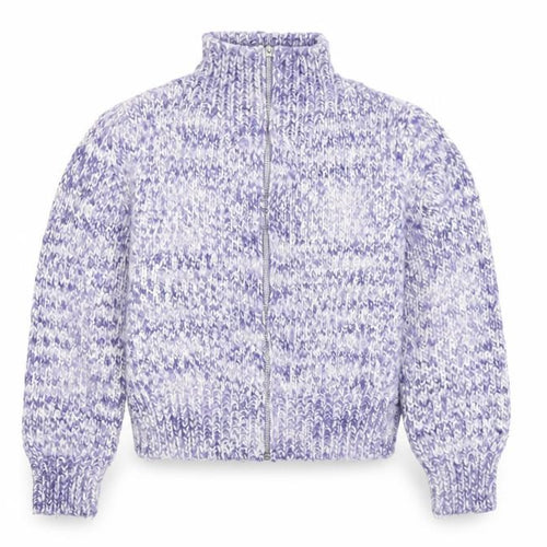 Marks and Spencer Per Una Women Purple Knit Full Zip Jumper M
