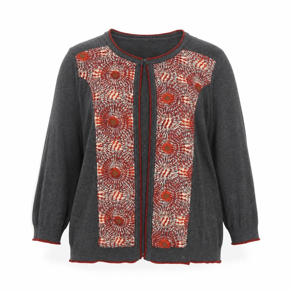 Marks and Spencer Per Una Women's Grey Floral Cardigan Size 14