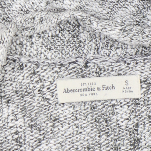 Abercrombie & Fitch Women’s Grey Knit Wrap Jumper Size S