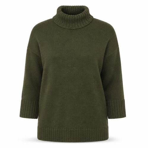 ASOS Women’s Green Roll Neck Acrylic Knit Jumper Size M