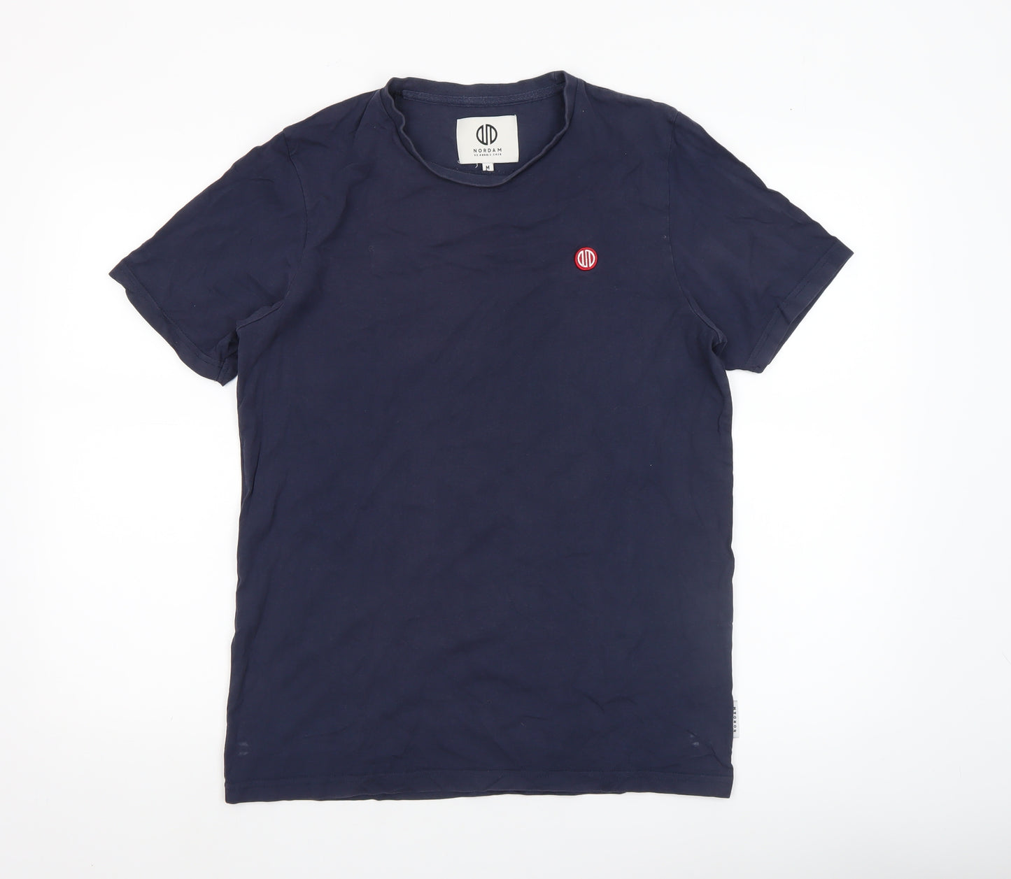 Nordam Men's Blue Cotton Crew Neck Short Sleeve T-Shirt Size M