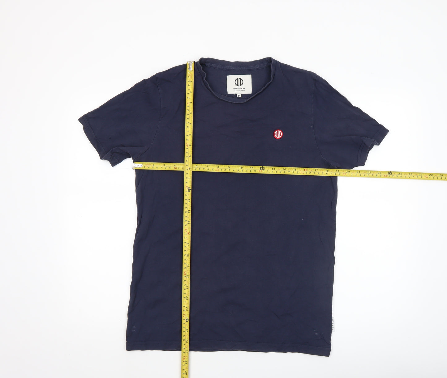 Nordam Men's Blue Cotton Crew Neck Short Sleeve T-Shirt Size M