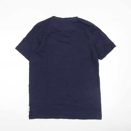 Nordam Men's Blue Cotton Crew Neck Short Sleeve T-Shirt Size M