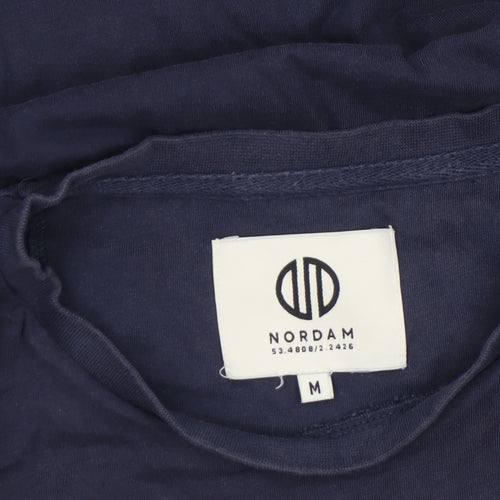 Nordam Men's Blue Cotton Crew Neck Short Sleeve T-Shirt Size M