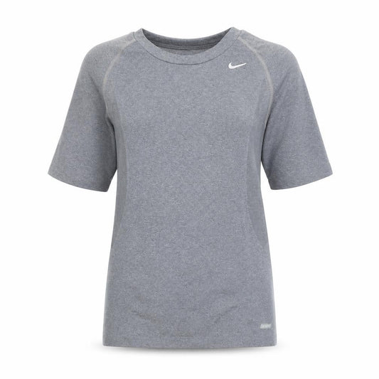 Nike Women’s Grey Seamless Dri-Fit Short Sleeve T-Shirt Size M