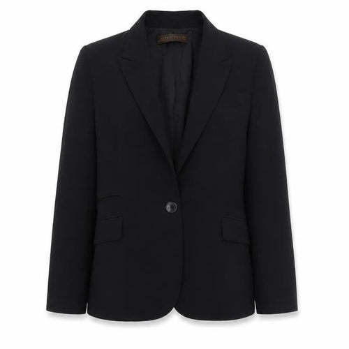 Zara Woman Black Slim Fit Single-Breasted Blazer Size 10