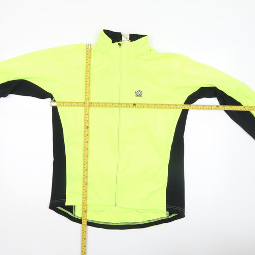 Pearl Izumi Men's Yellow Black Large Cycling Track Jacket