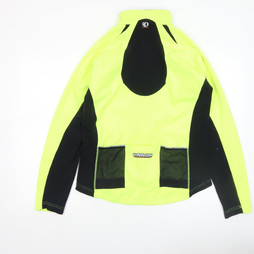Pearl Izumi Men's Yellow Black Large Cycling Track Jacket