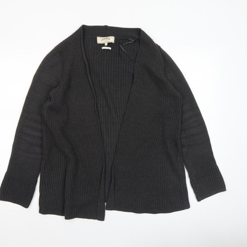 FatFace Women’s Black Acrylic Knit Open Cardigan UK 10