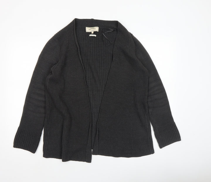 FatFace Women’s Black Acrylic Knit Open Cardigan UK 10