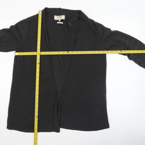 FatFace Women’s Black Acrylic Knit Open Cardigan UK 10
