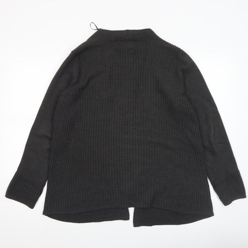 FatFace Women’s Black Acrylic Knit Open Cardigan UK 10