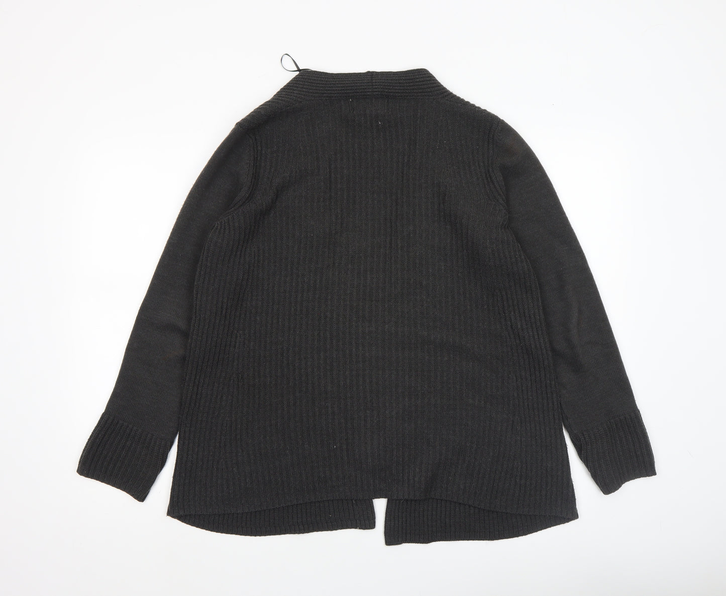 FatFace Women’s Black Acrylic Knit Open Cardigan UK 10