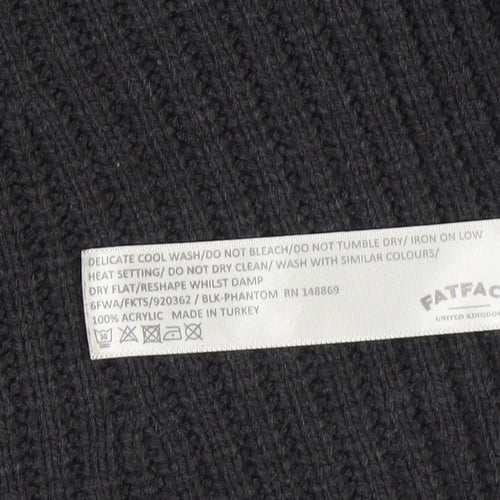FatFace Women’s Black Acrylic Knit Open Cardigan UK 10