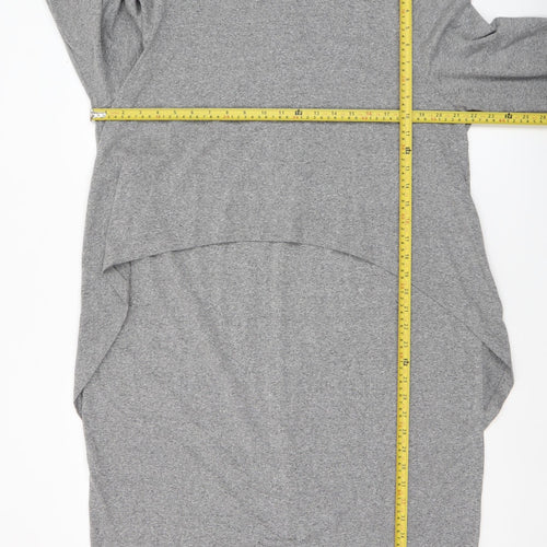 Blooming Marvellous Women’s Grey Maternity Shift Dress Size 20 Long Sleeve