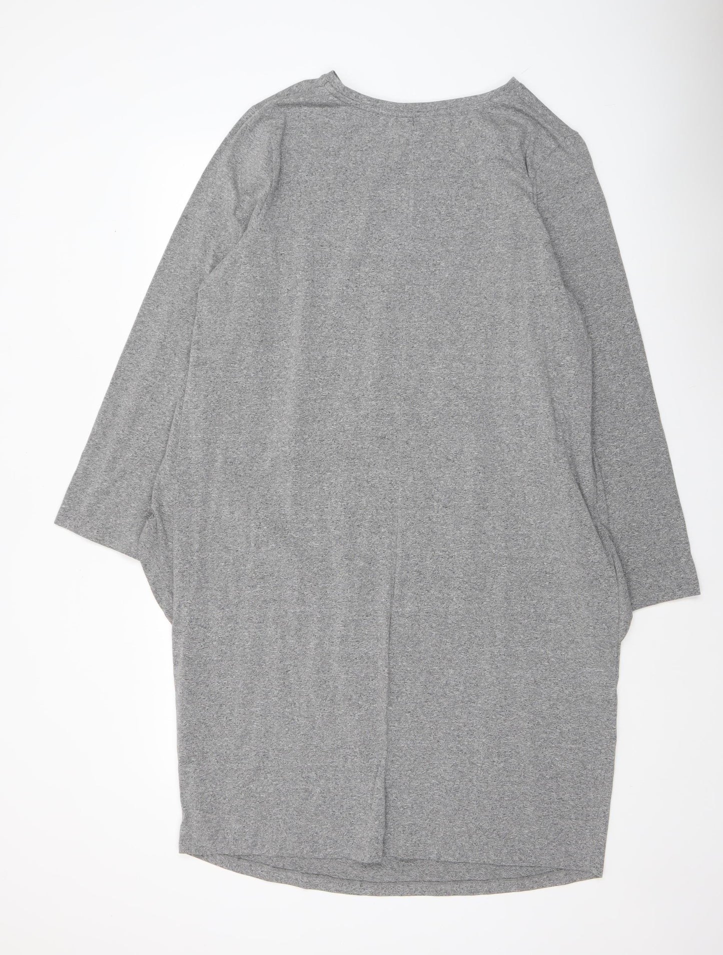 Blooming Marvellous Women’s Grey Maternity Shift Dress Size 20 Long Sleeve