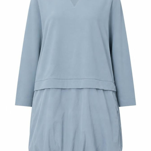 Carolyn Donnelly The Edit Women Blue XL Bubble Hem Casual Dress