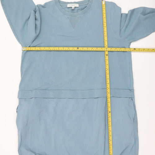 Carolyn Donnelly The Edit Women Blue XL Bubble Hem Casual Dress