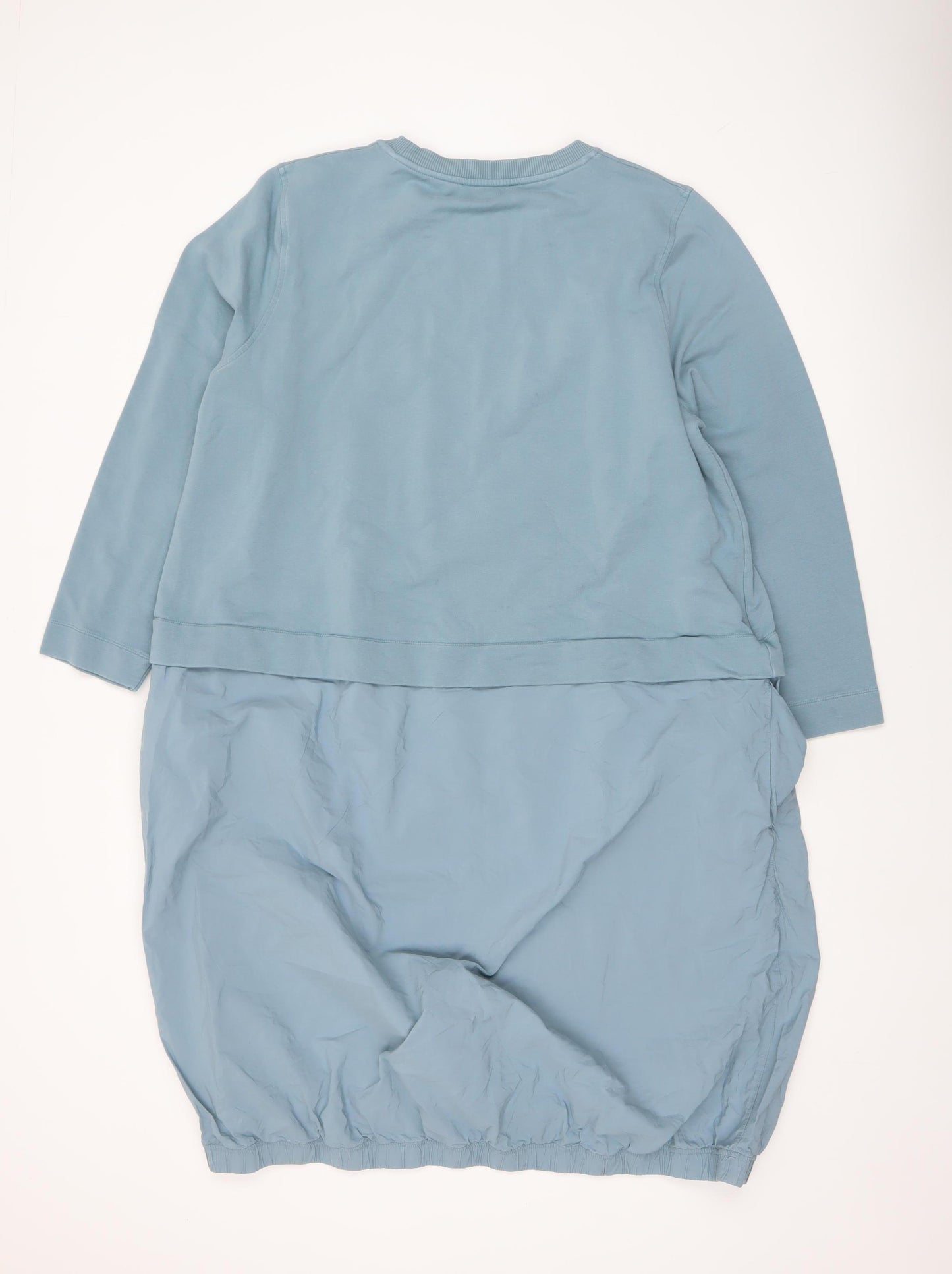 Carolyn Donnelly The Edit Women Blue XL Bubble Hem Casual Dress