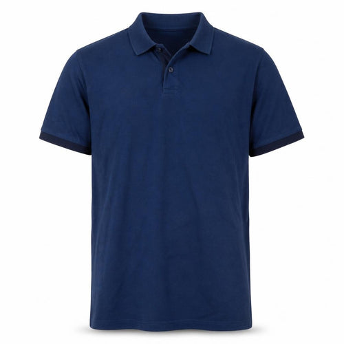 BOSS Men's Blue Regular Fit Luxury Cotton Polo Shirt XL