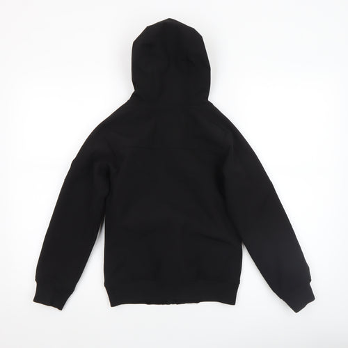 Firetrap Boys Black 7-8 Years Hooded Soft Shell Jacket