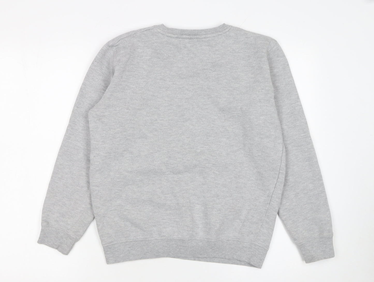 Lyle & Scott Boys Grey Crew Neck Pullover Sweatshirt 14-15 Years