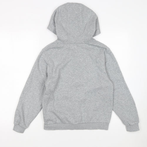 Nike Boys Grey Full Zip Fleece Hoodie Size 146cm Regular Fit