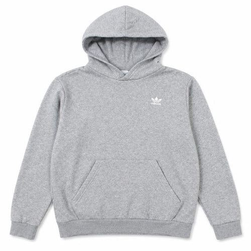Adidas Boys Grey Hoodie L 13-14 Years Pullover Fleece Sweatshirt