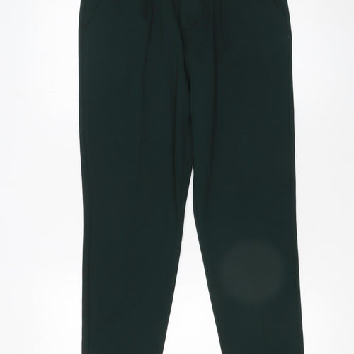 Jacqueline de Yong Women’s Green Tapered Elastic Waist Trousers Size S