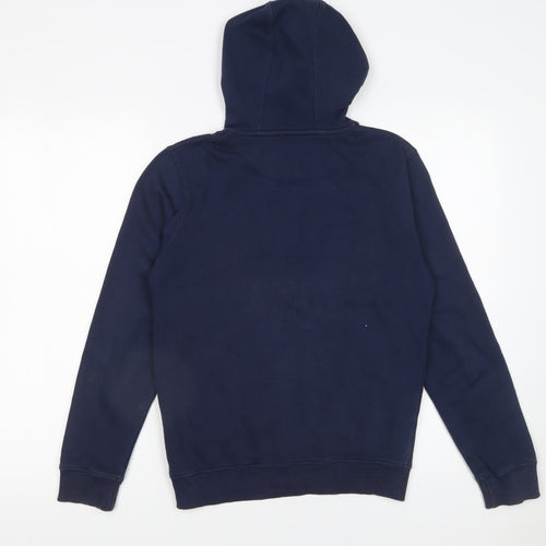 Lyle & Scott Boys Blue Full Zip Hoodie 12-13 Years Cotton Blend
