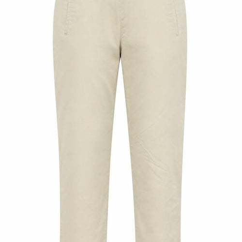 GAP Women Beige Chino Trousers Size 8 Regular Cotton Twill