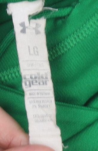 Under Armour Womens Green Notre Dame Irish Pullover Hoodie Size L