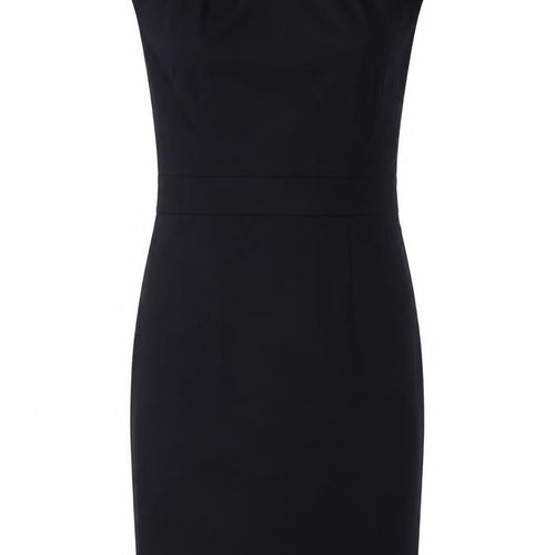 Boden Women’s Navy Wool Sheath Dress Size 12 Classic Workwear