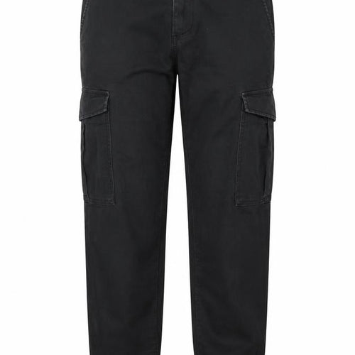 Jack & Jones Men's Black Slim Cargo Trousers 32W 34L Cotton Blend