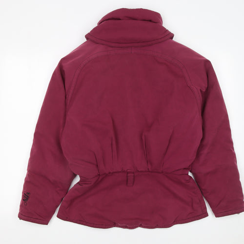 Nils Womens Purple Ski Jacket Size 12 Winter Softshell Coat
