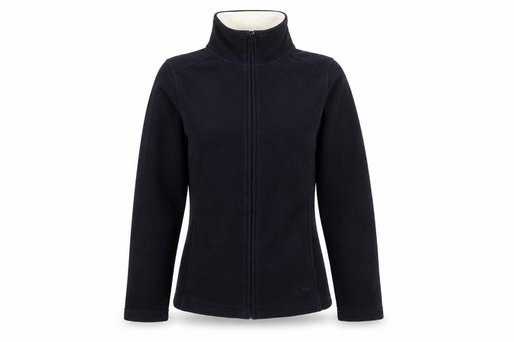 Front view of Peter Storm women’s black xs fleece full zip jacket