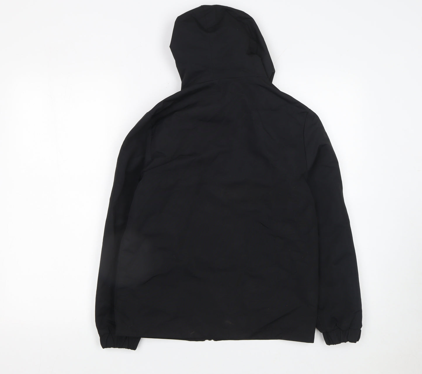 Threadboys Boys Black Hooded Rain Coat Jacket 11-12 Years Water Resistant