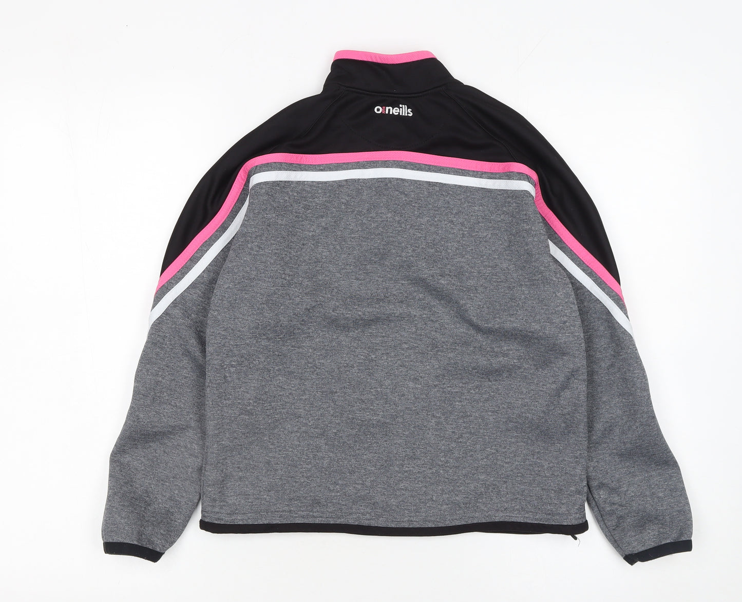 O'Neills Girls Grey LGFA 1/4 Zip Pullover Sweatshirt 10-11 Years