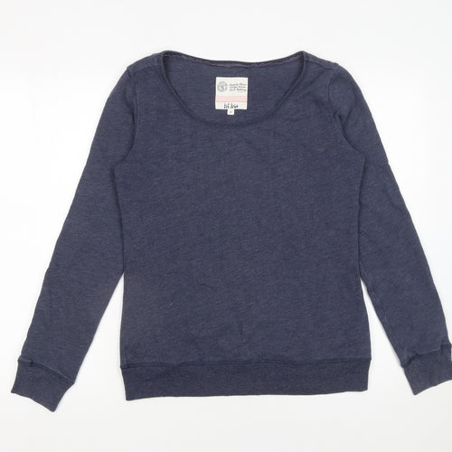 Fat Face Womens Navy Blue Pullover Sweatshirt Size 6 Cotton Blend