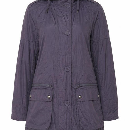 Marks and Spencer Women’s Purple Hooded Parka Coat Size S