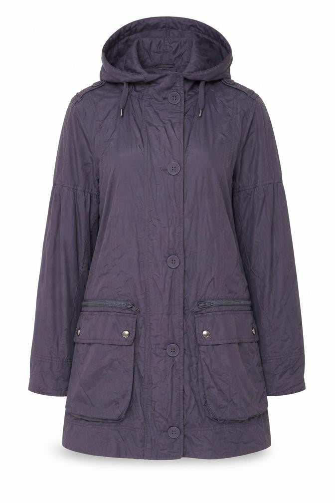 Marks and Spencer Women’s Purple Hooded Parka Coat Size S