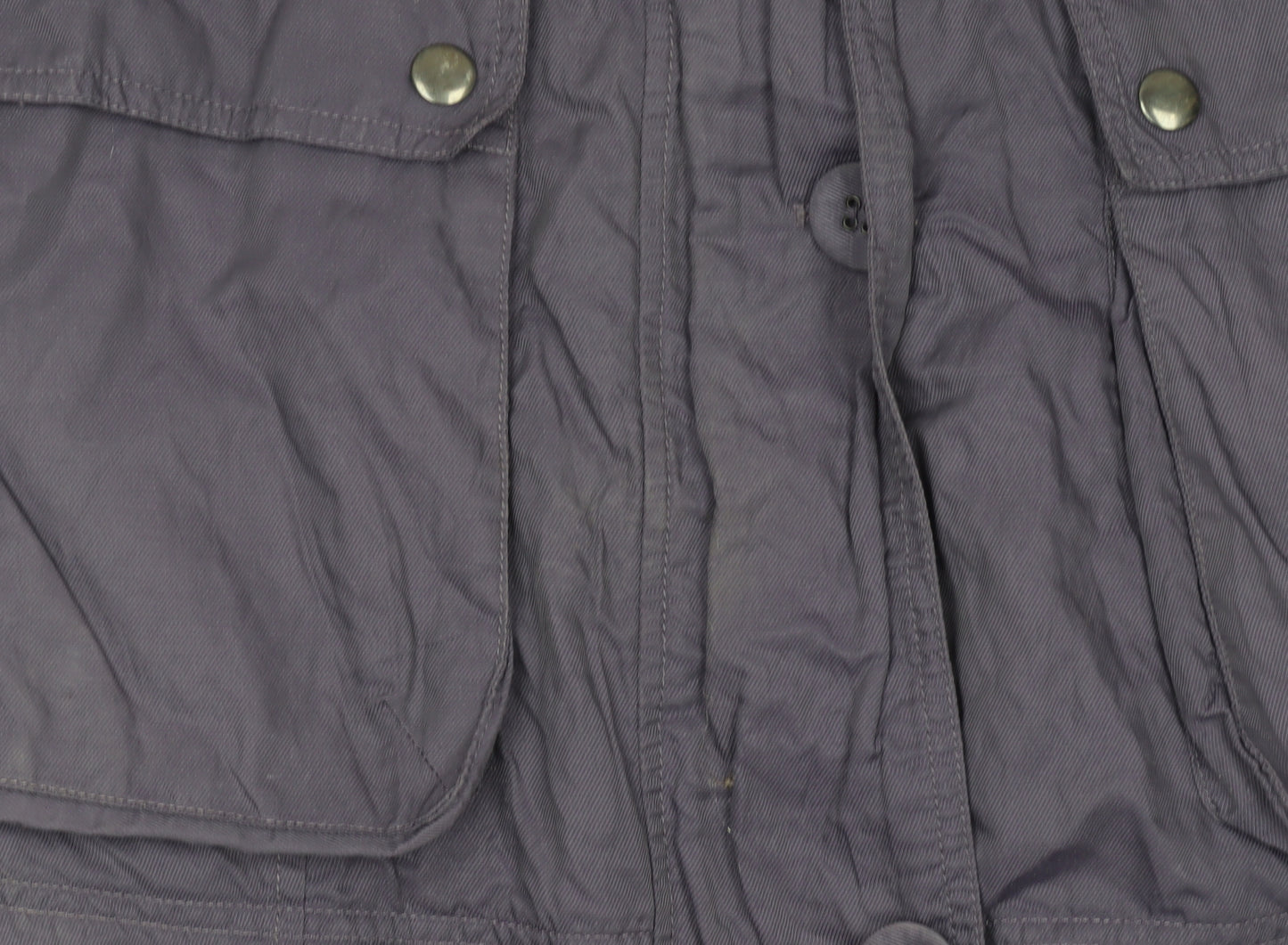 Marks and Spencer Women’s Purple Hooded Parka Coat Size S
